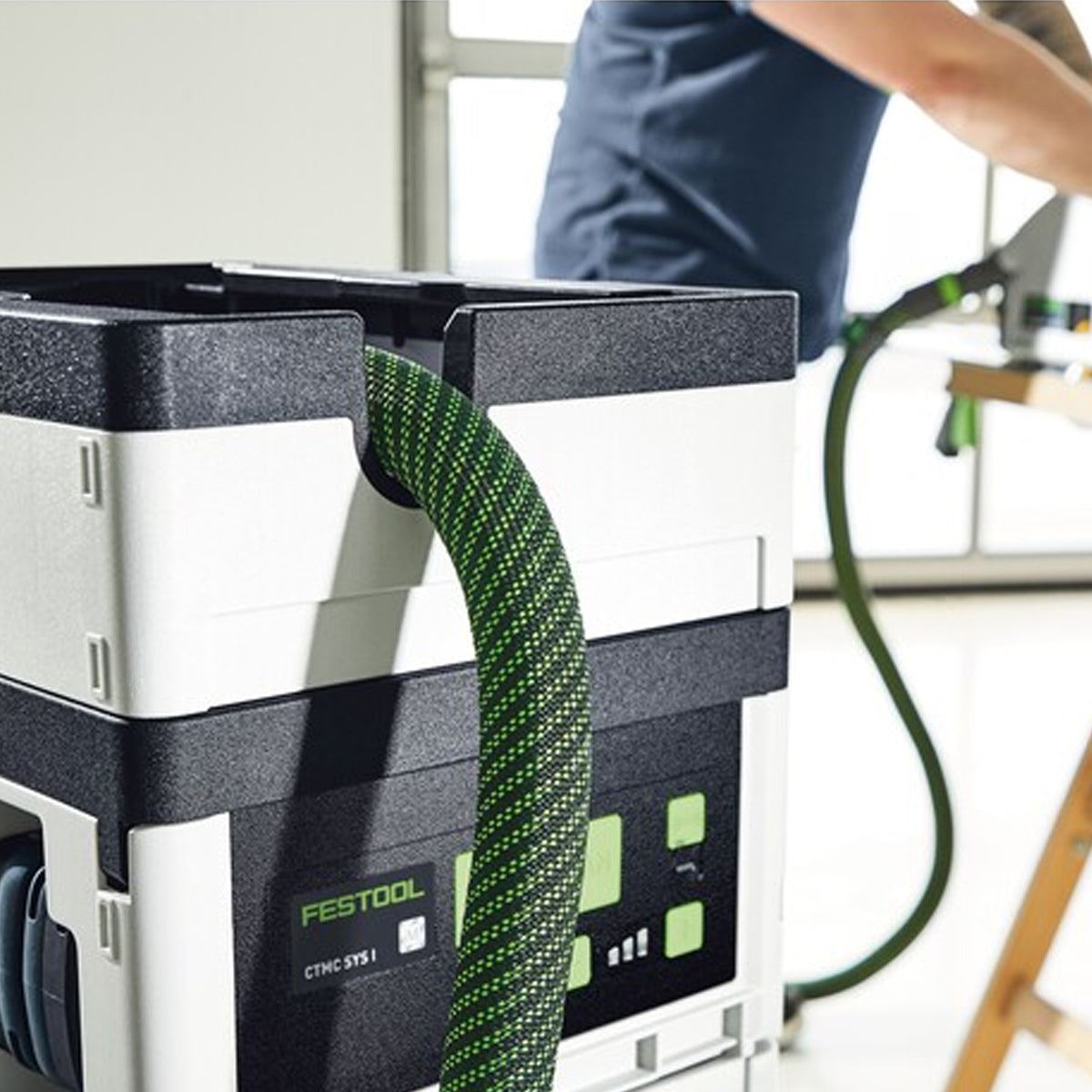 Festool CLEANTEC CTLC SYS I-Basic 36V Mobile Dust Extractor with 2 x 5.0Ah Battery & Charger