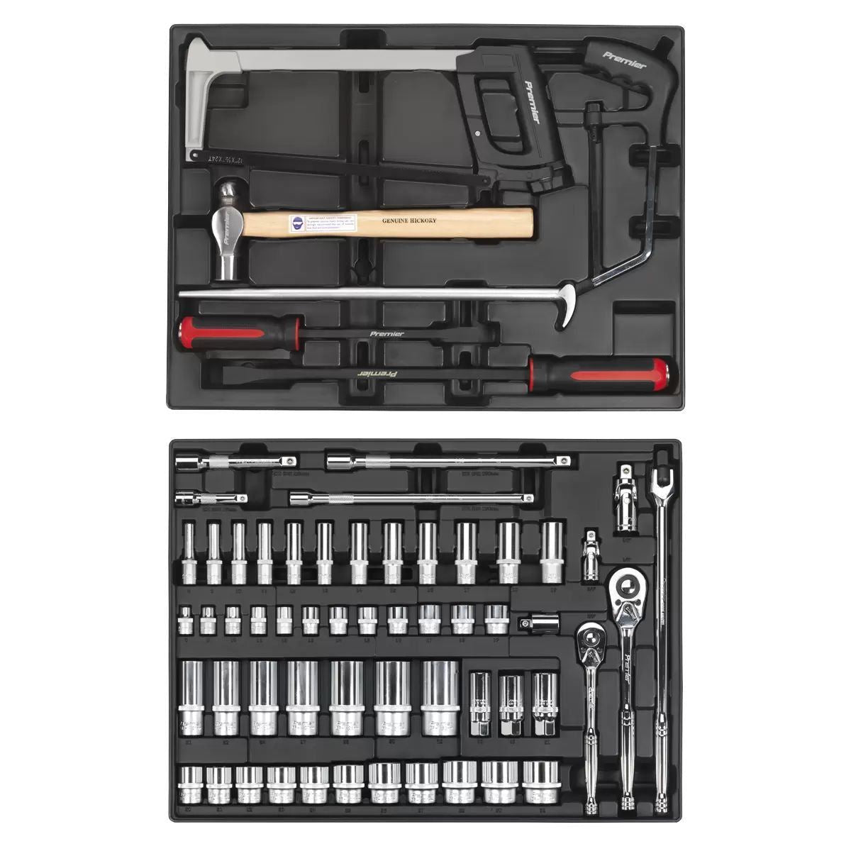 Sealey SPTCCOMBO1 Tool Chest Combination 14 Drawer with Ball Bearing Slides Blue & 1179pc Tool Kit