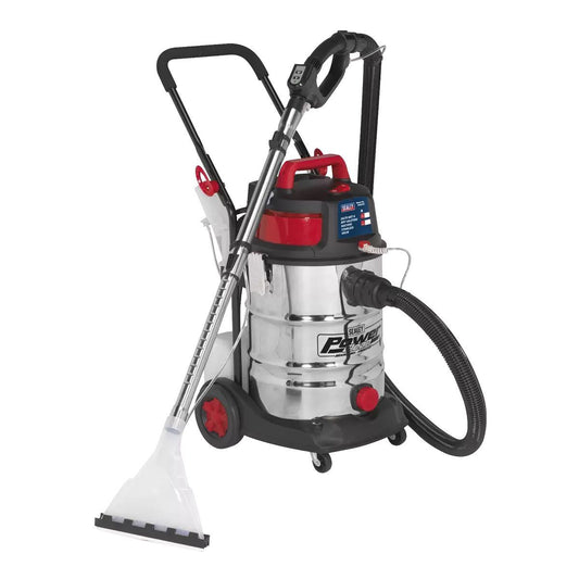 Sealey VMA915 Valet Machine Wet and Dry 30ltr Stainless Drum