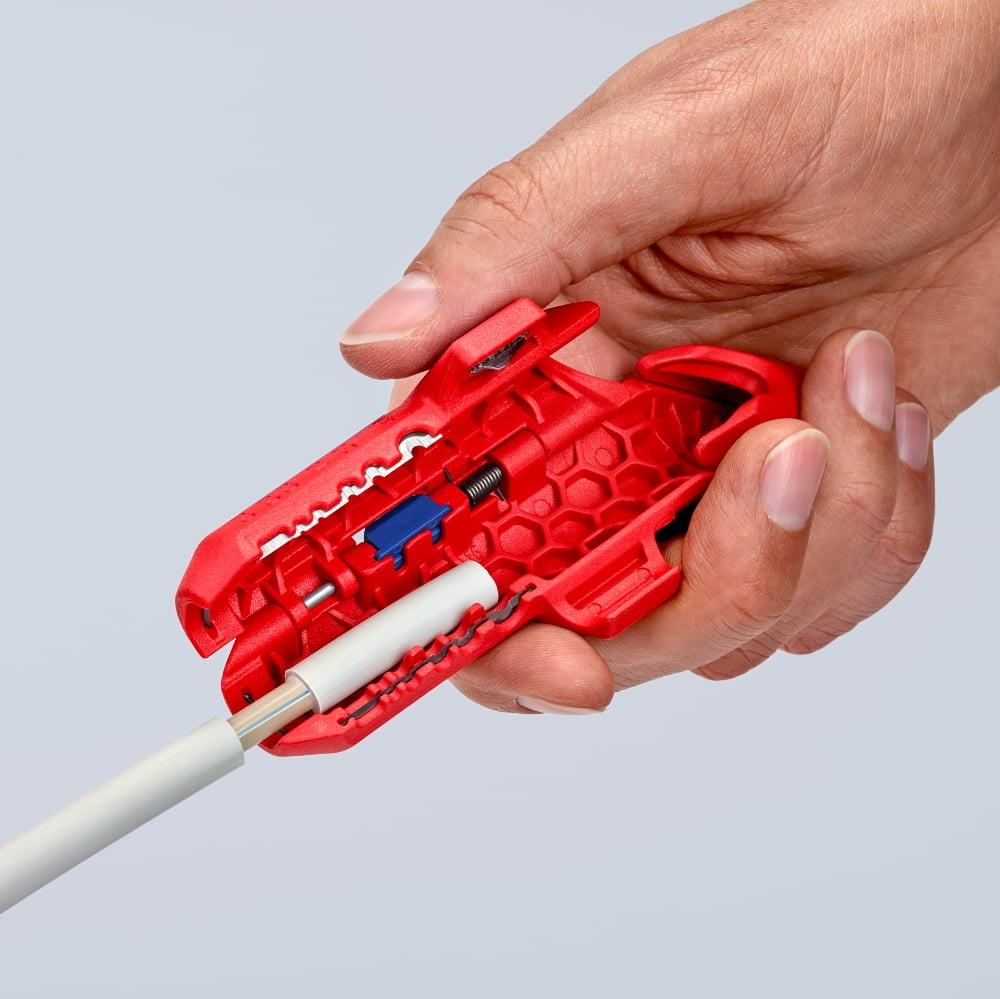 Knipex ErgoStrip Universal Wire Stripping Tool For Right Handers 16 95 01 SB