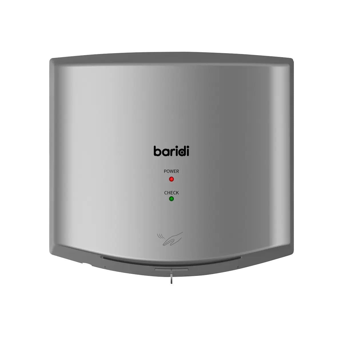 Sealey DH379 Baridi High Speed Hand Dryer with Auto-Sensor 1400-1650W/230V Silver