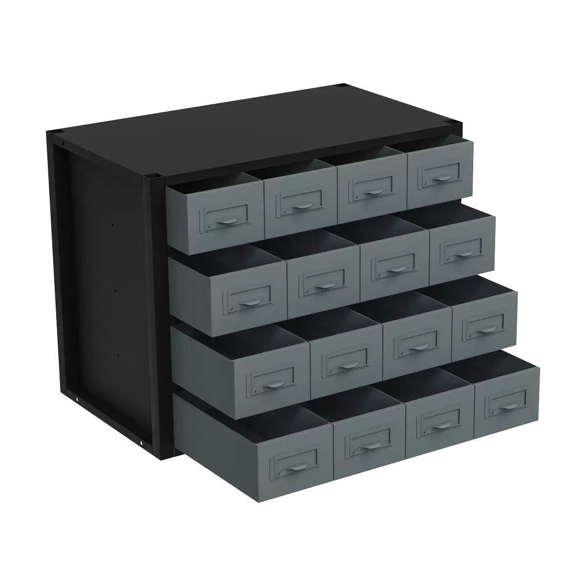 Sealey APMRM5 Modular Racking Mid Unit with 16 Small Drawers 580mm Storage for Organizing Tools