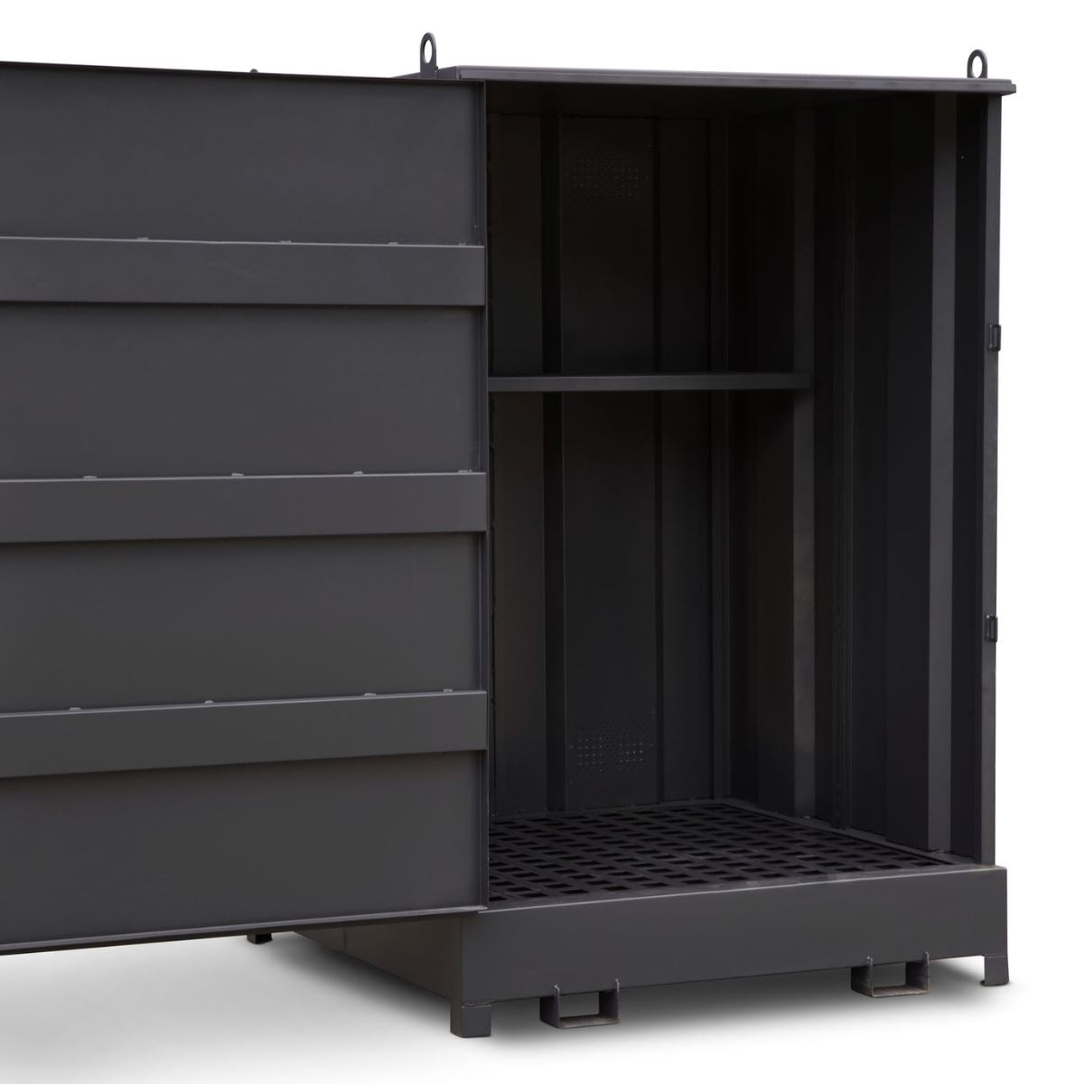 Armorgard DB2S Enclosed Drumbank 4 Drum Storage Solution 1410mm x 1430mm x 2205mm for Safe Handling