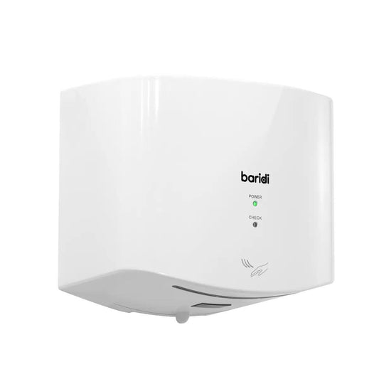 Sealey DH378 Baridi High Speed Hand Dryer with Auto Sensor 1400-1650W/230V White