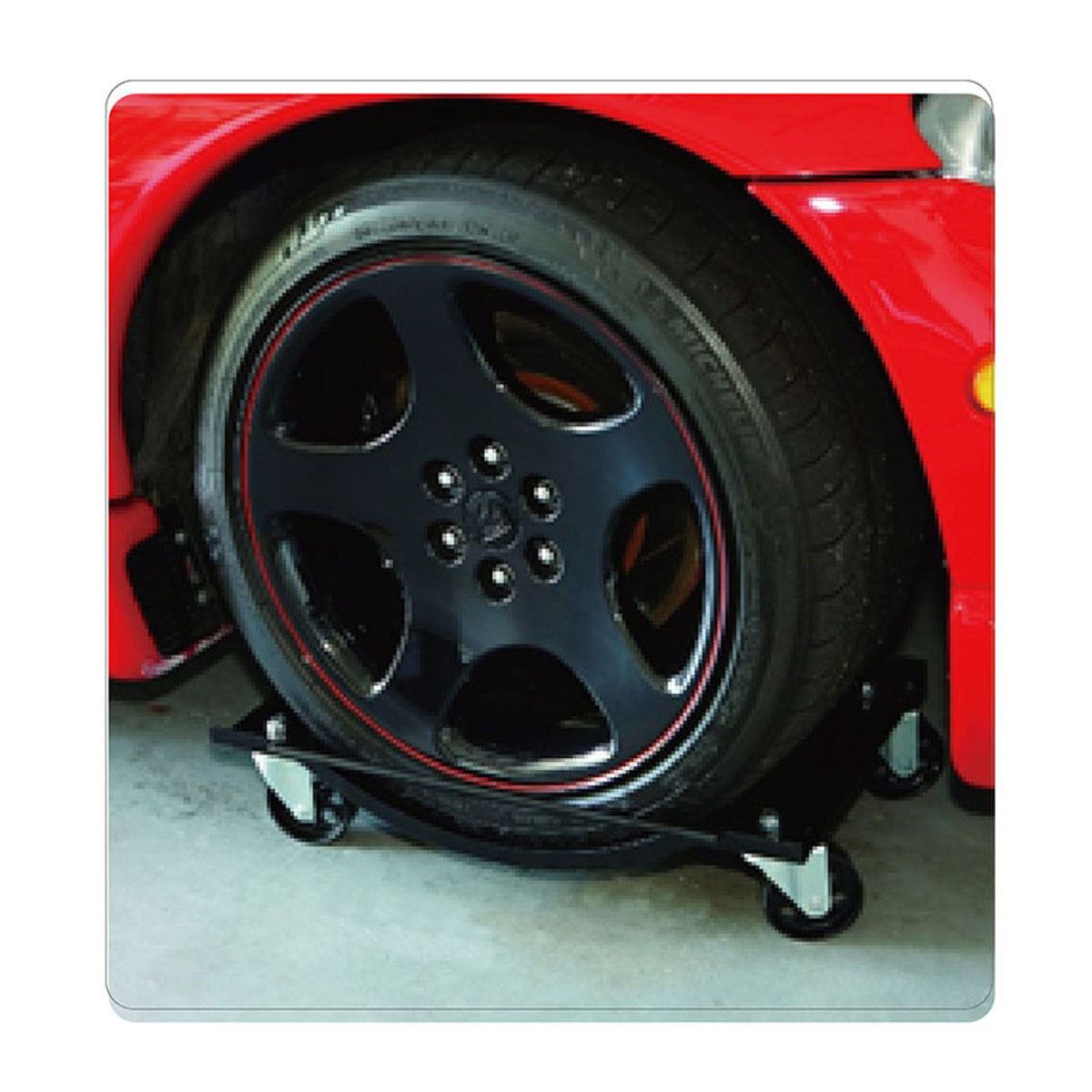 Big Red Torin 400 kg Heavy Duty Vehicle Mover Car Dolly Pack of 4