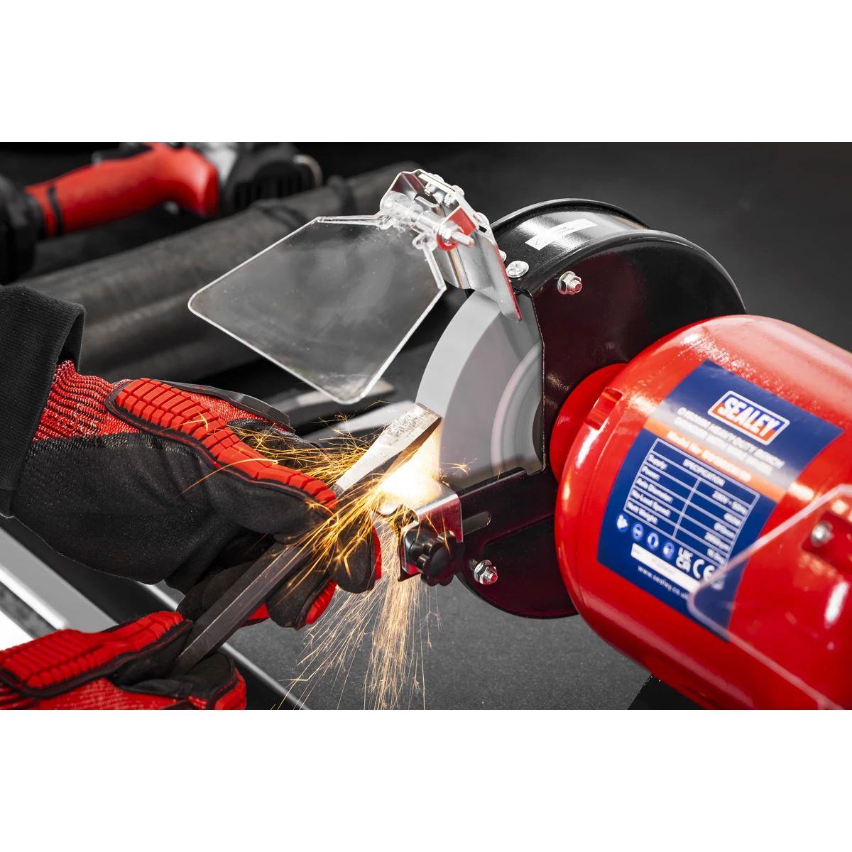 Sealey BG150XW/99 Ø150mm Heavy-Duty Bench Grinder with Wire Wheel 230V/450W
