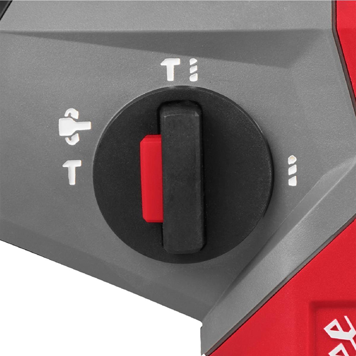 Milwaukee M12FHAC16-502X 12V Brushless 16mm SDS+ Hammer Drill with 2 x 5.0Ah Battery Charger & Case 4933499186