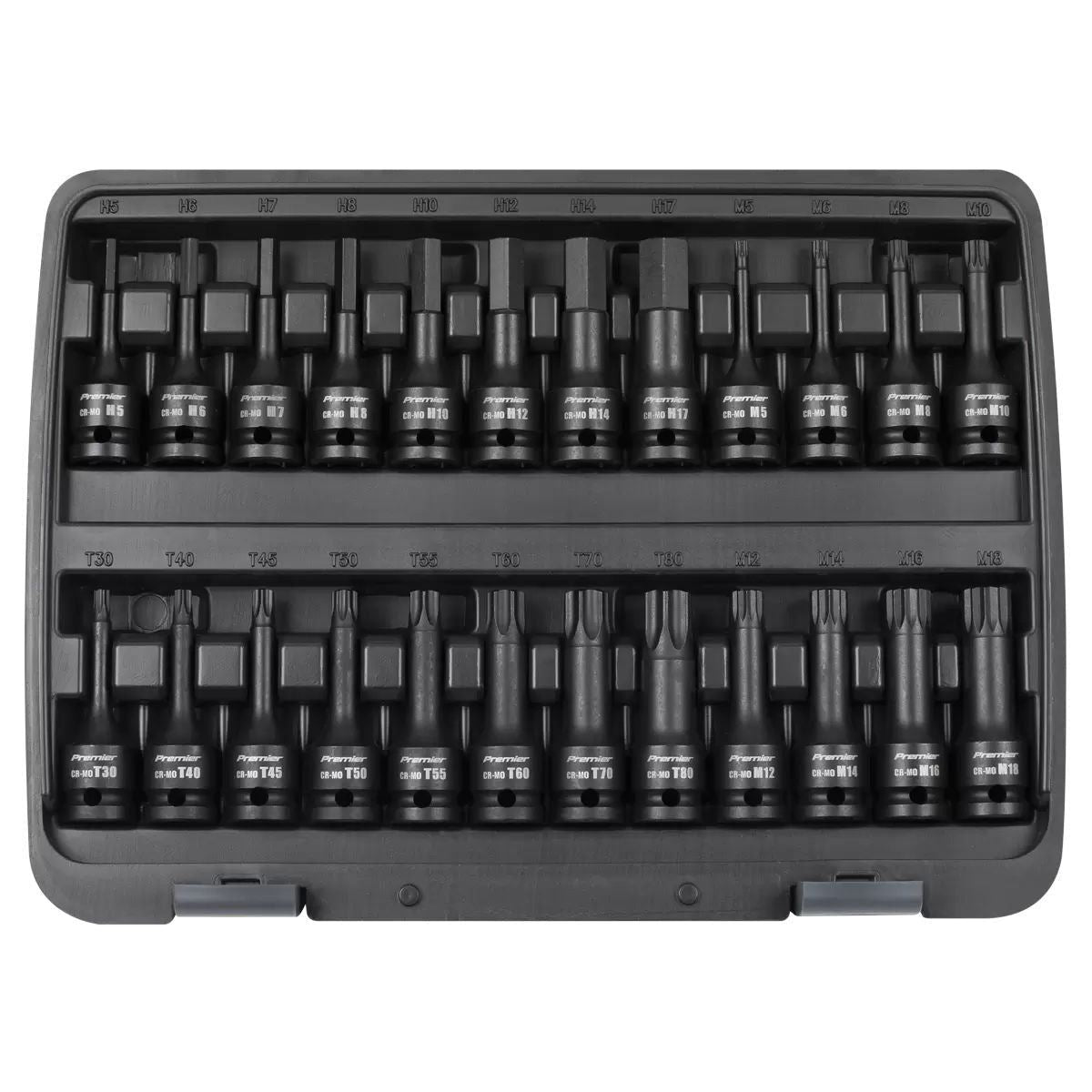 Sealey AK56000 Impact Socket Bit Set 1/2
