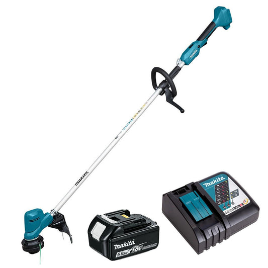 Makita DUR194ZX3 18V LXT Brushless Line Trimmer with 1 x 5.0Ah Battery & Charger
