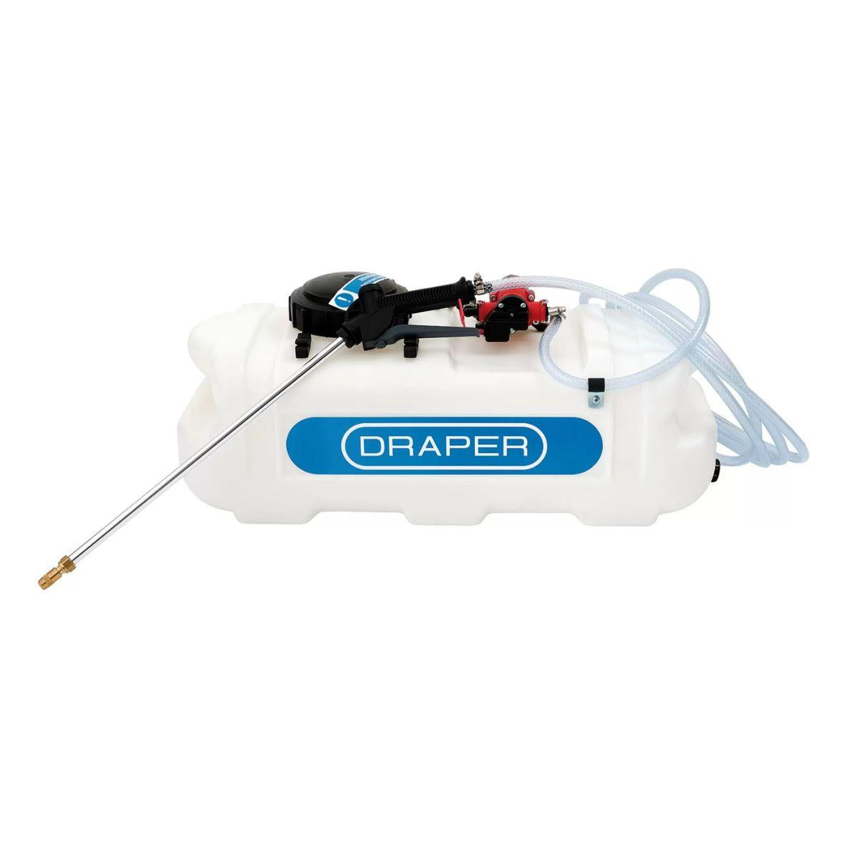 Draper ATVSS37L ATV Spot Sprayer 37L HDPE Tank with Diaphragm Pump, Spray Lance & Remote Switch 26175