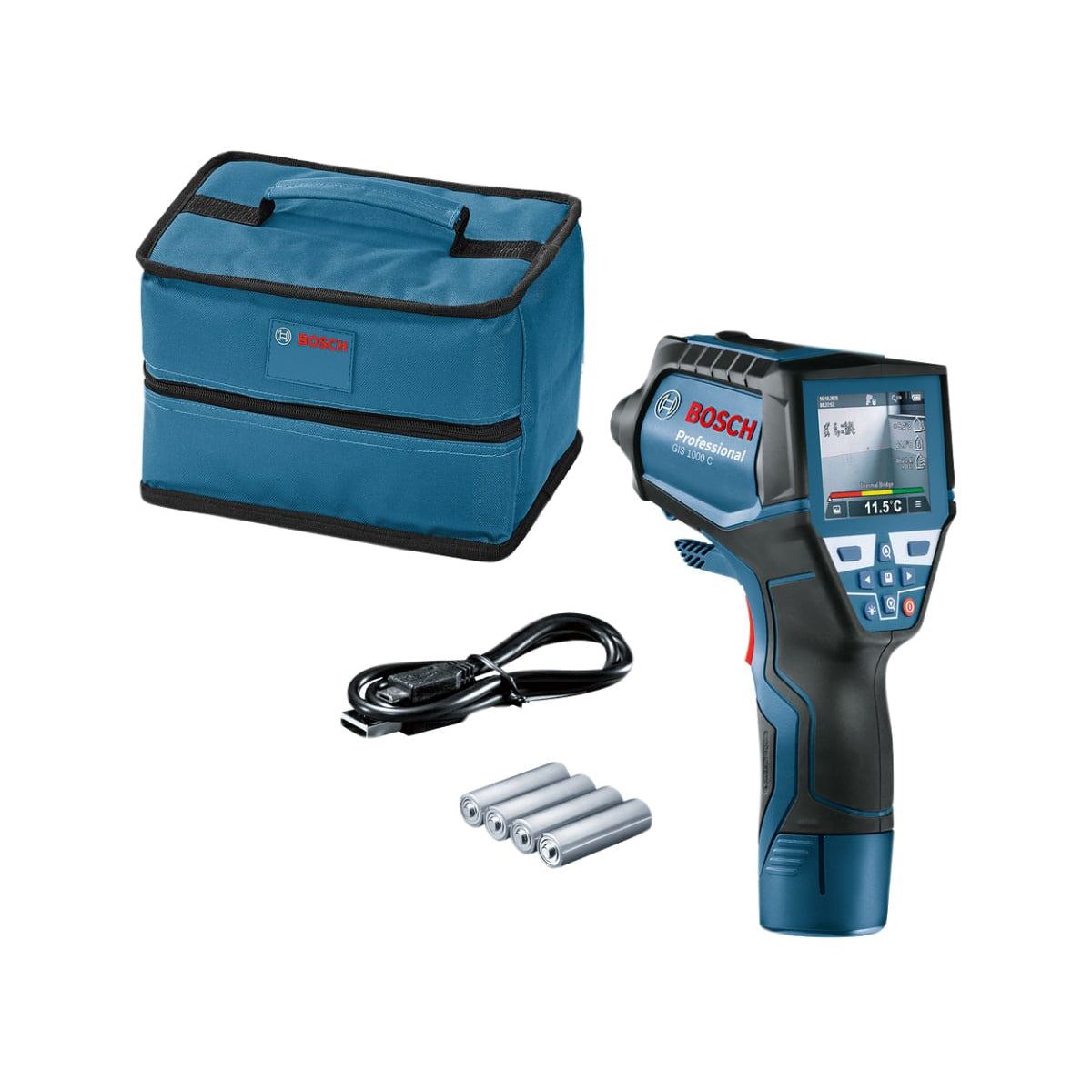 Bosch GIS 1000 C Professional Thermal Camera Accurate Temperature Measurement 0601083370