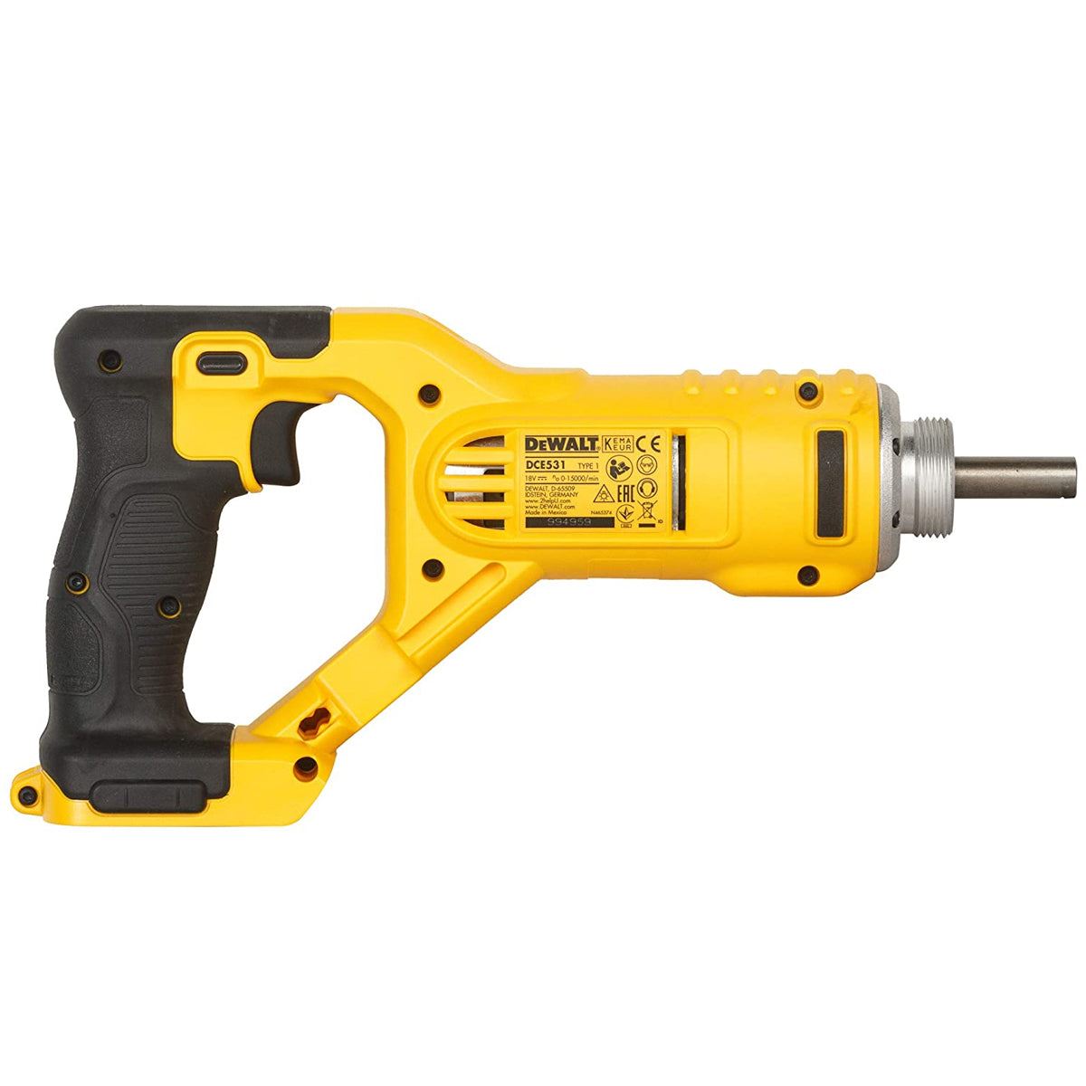 DeWalt DCE531N-XJ 18V Cordless Concrete Vibrating Poker With 1 x 4.0Ah Battery & Charger