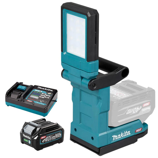 Makita ML013G 40V Max XGT Magnetic Light with 1 x 2.5Ah Battery & Charger