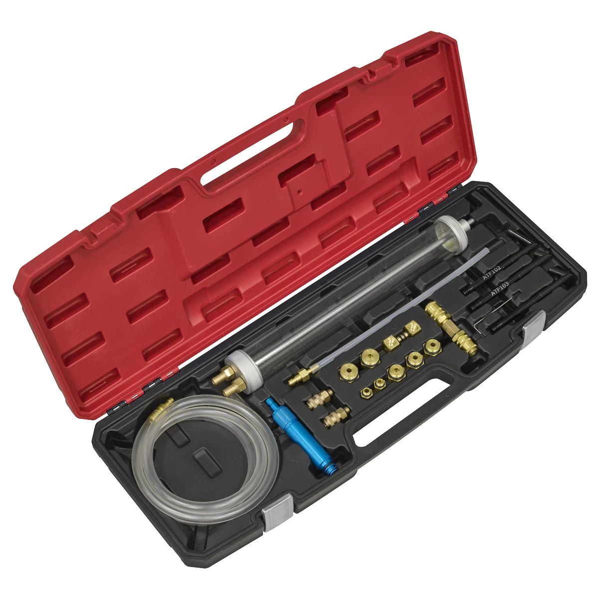 Sealey VS7095 Transmission Oil Refilling Pump & Adaptor Kit for VAG 18pc