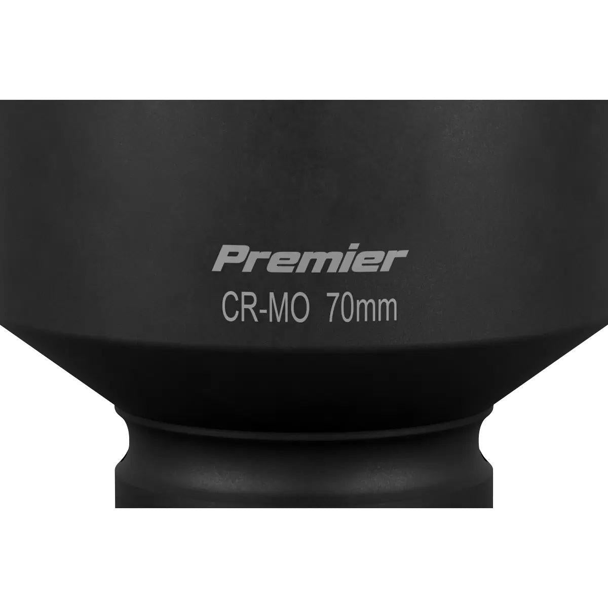 Sealey IS170D Premier Deep Impact Socket 1 inch Sq Drive 70mm