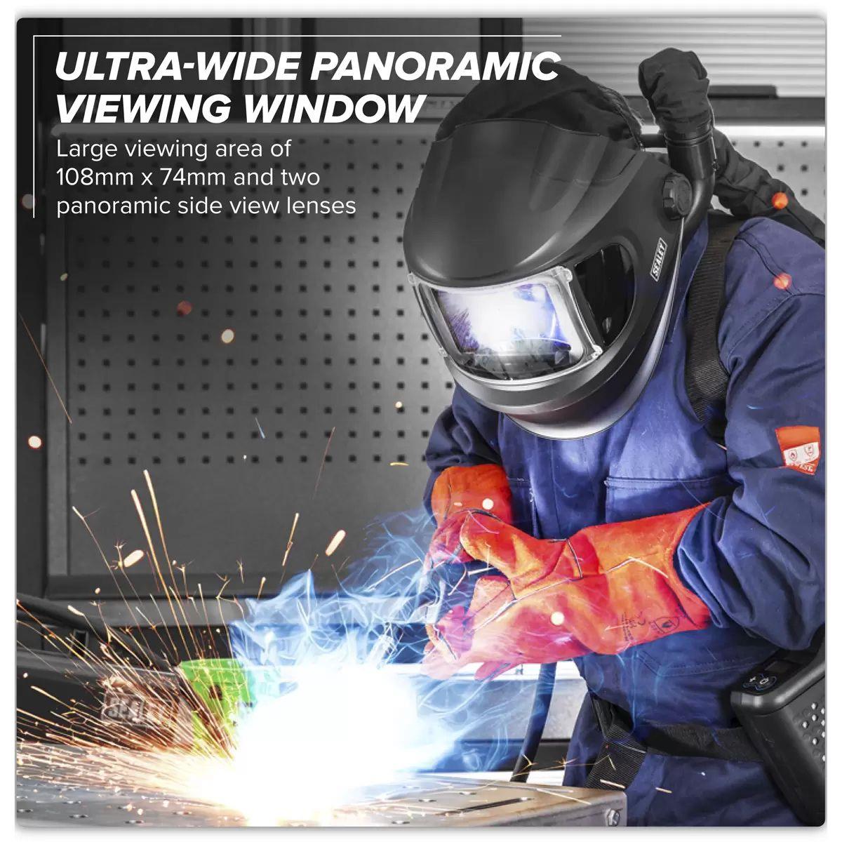 Sealey PWH618 Auto Darkening Welding Helmet with TH3 Powered Air Purifying Respirator