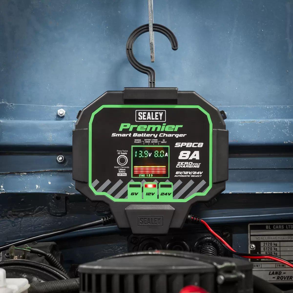 Sealey SPBC8 8A Fully Automatic Battery Charger