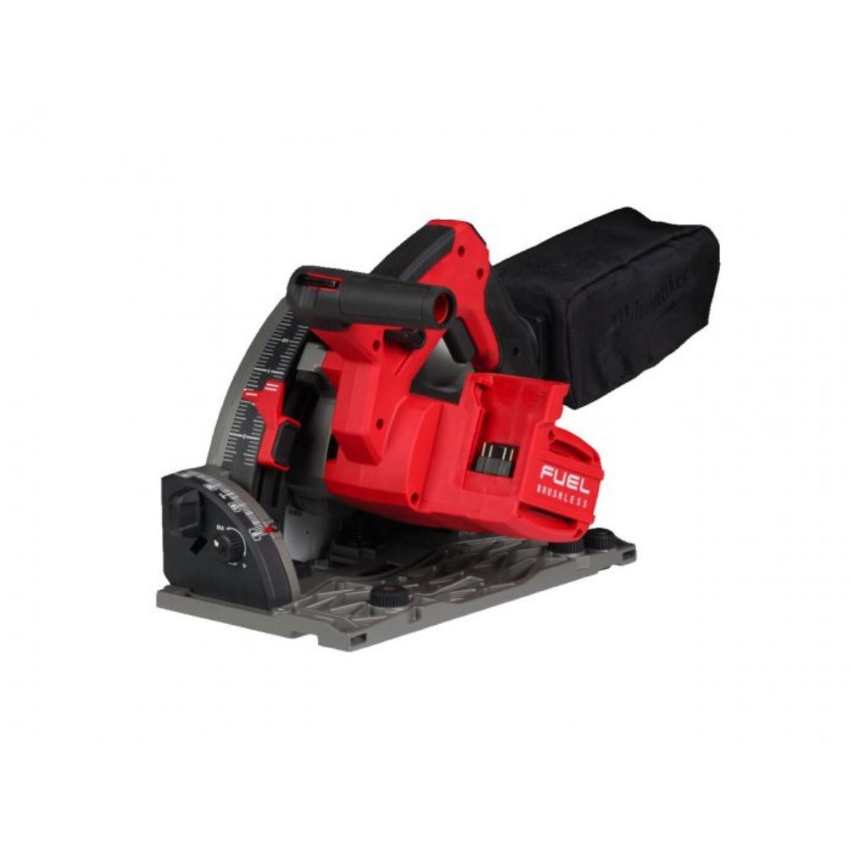 Milwaukee M18FPS55-0P 18V 165mm Fuel Brushless Plunge Saw + 2 x 5.0Ah Battery with Blade & Guide Rail Kit
