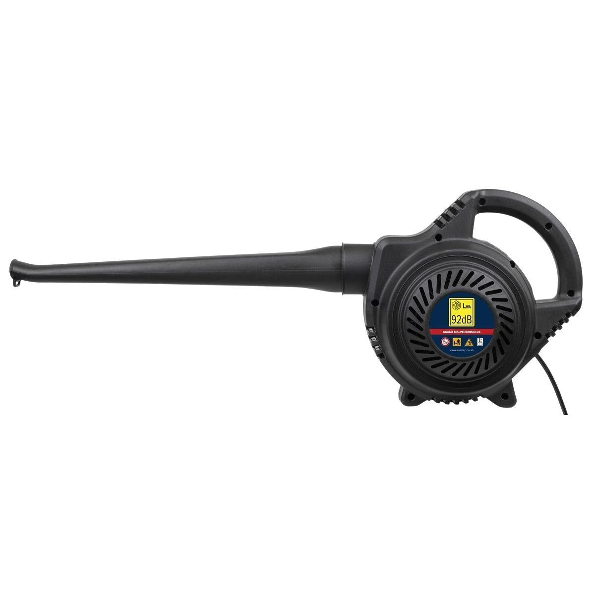 Sealey PC300SD 30L Vacuum Cleaner Wet & Dry with Stainless Steel Drum & Detachable Leaf Blower 1200W/230V