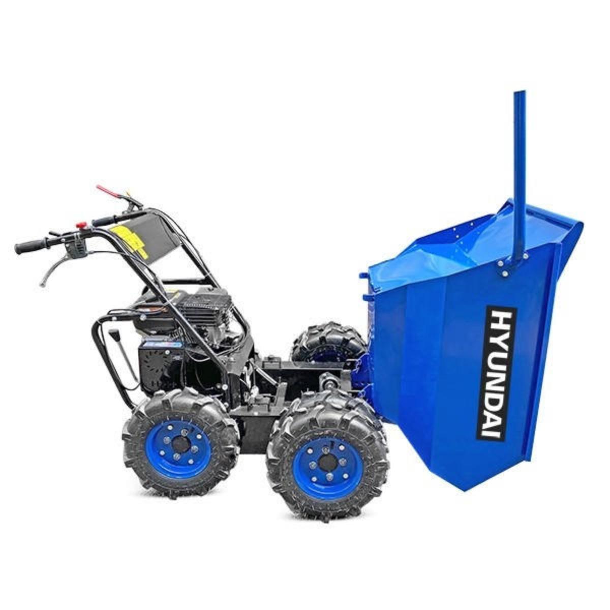 Hyundai HYMD500 4 x 4 Drive Mini Dumper Power Barrow 196cc Engine, 500kg Capacity & Compact & Reliable