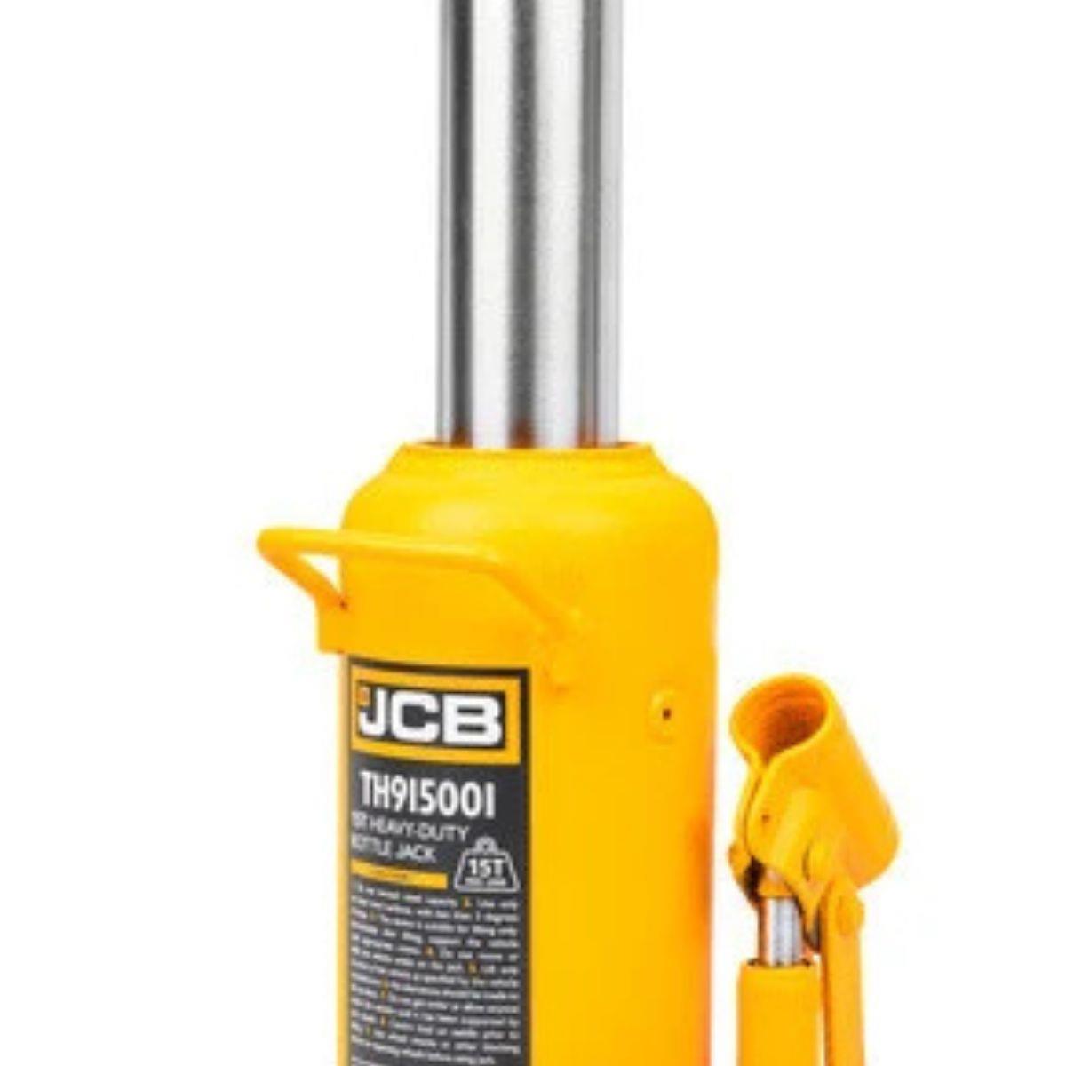 JCB-TH915001 15 Tonne Heavy-Duty Automotive Hydraulic Bottle Jack 508mm Maximum Lift