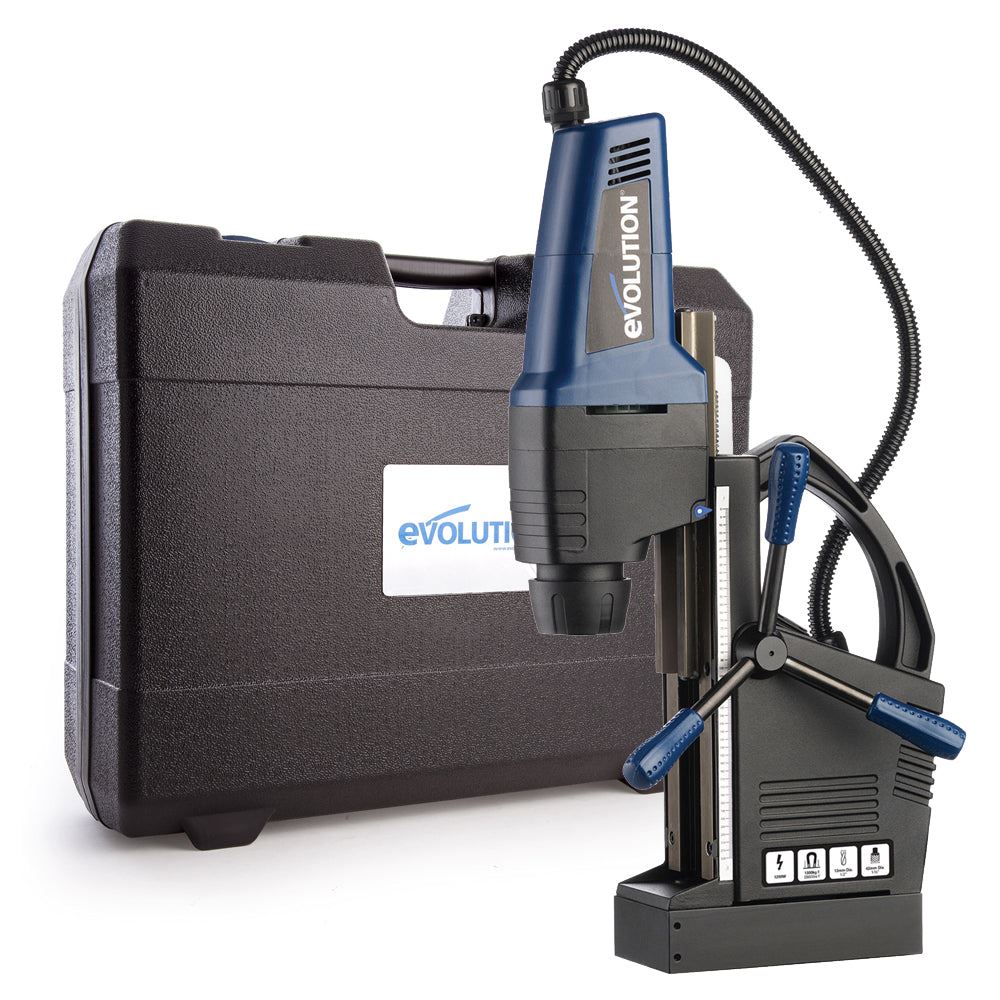 Evolution EVOMAG42 42mm Industrial Magnetic Drill 1200W 110V With Carry Case - 095-0002