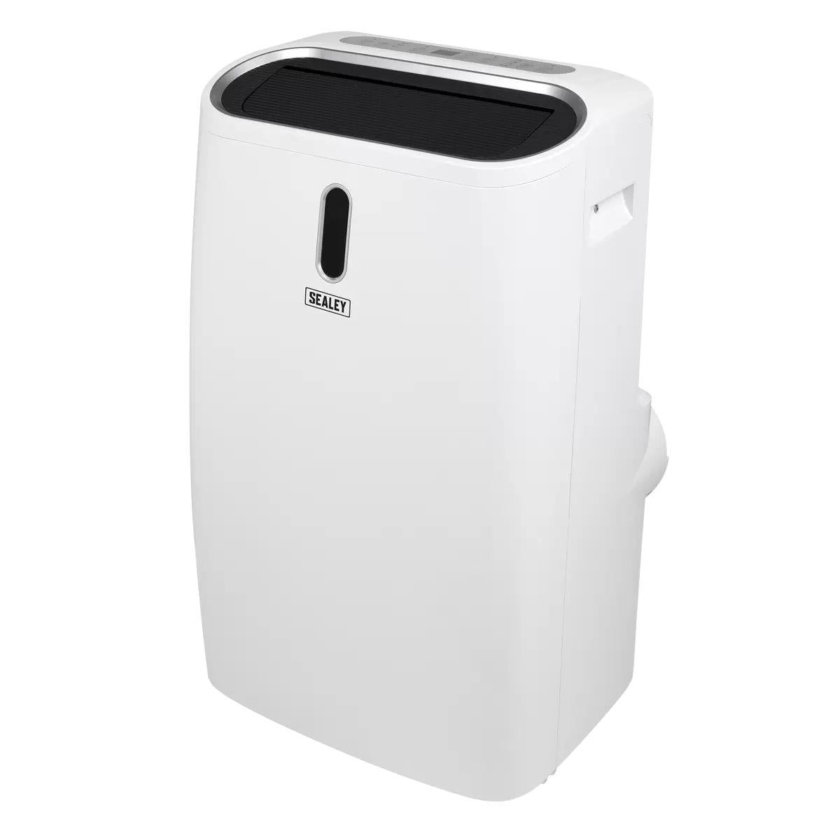 Sealey SAC16000 Portable Air Conditioner/Dehumidifier/Air Cooler/Heater with Window Sealing Kit