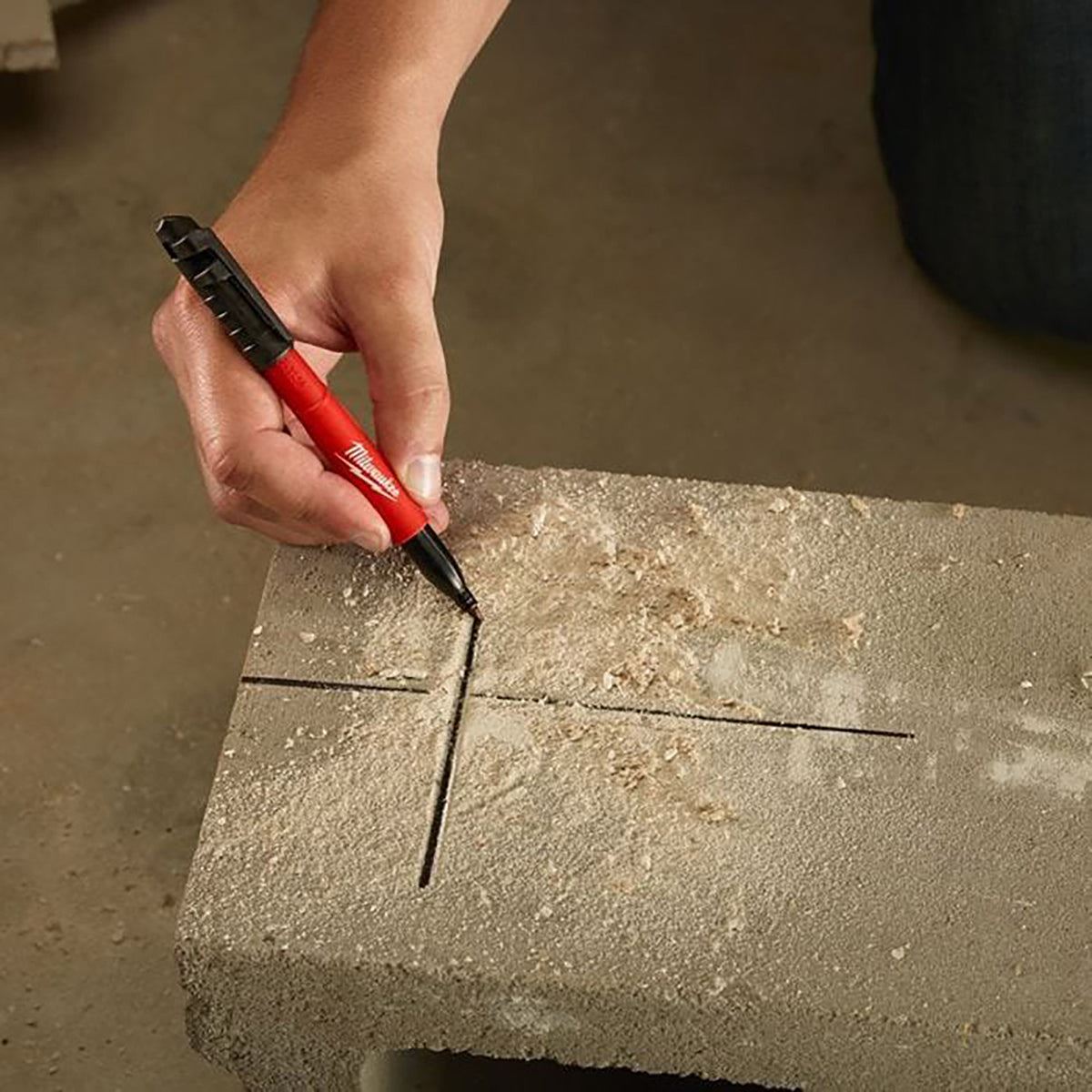 Milwaukee INKZALL Markers Black 4 Pieces Set 4932480551