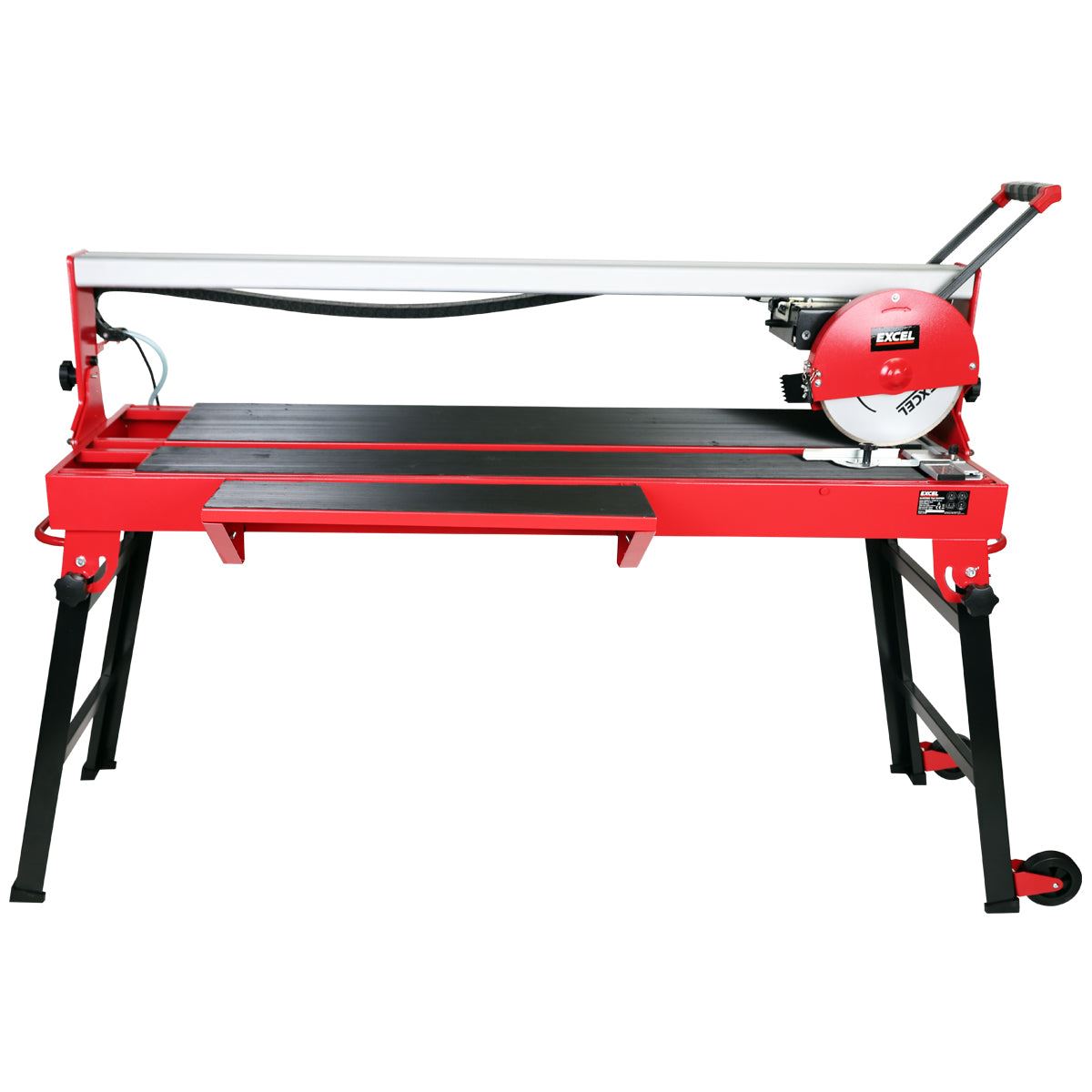 Excel 1250mm Wet Tile Cutter Bridge Saw 240V/1200W with Continuous Rim Tile Saw Blade