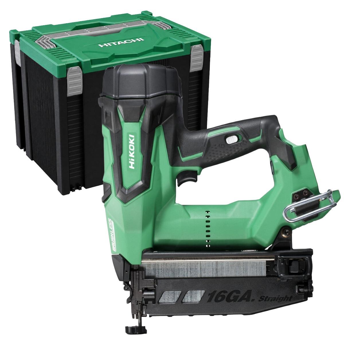 HiKOKI NT1865DBSL 18V Brushless 16G Straight Finish Nailer Body Only with Case Item Condition Used