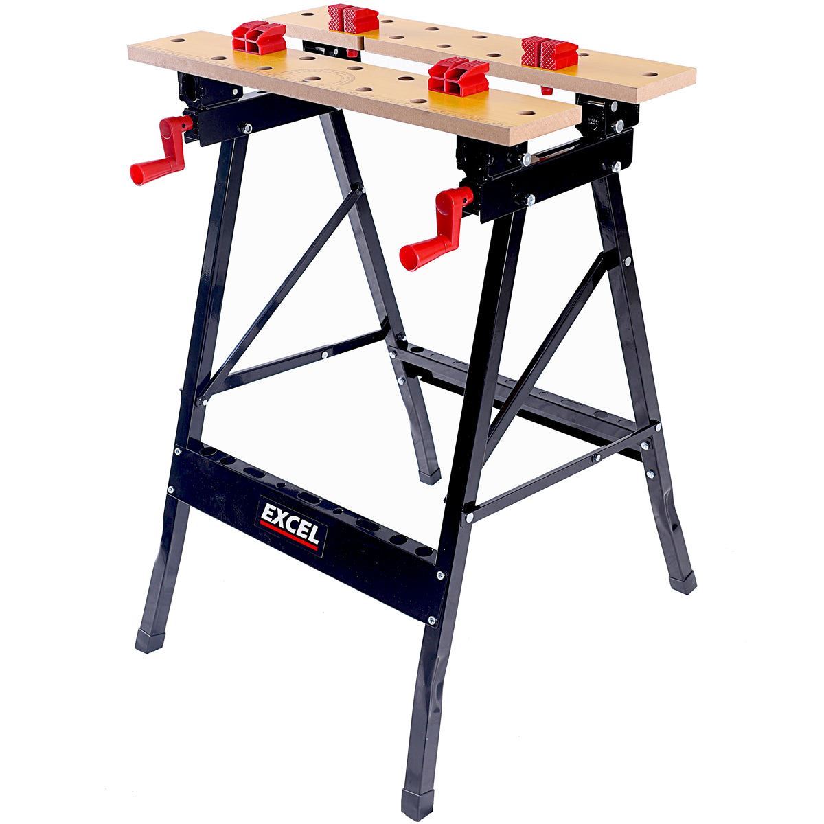 Excel Flip Top Workbench & Foldable Vise with Stand Item Condition Damaged Box