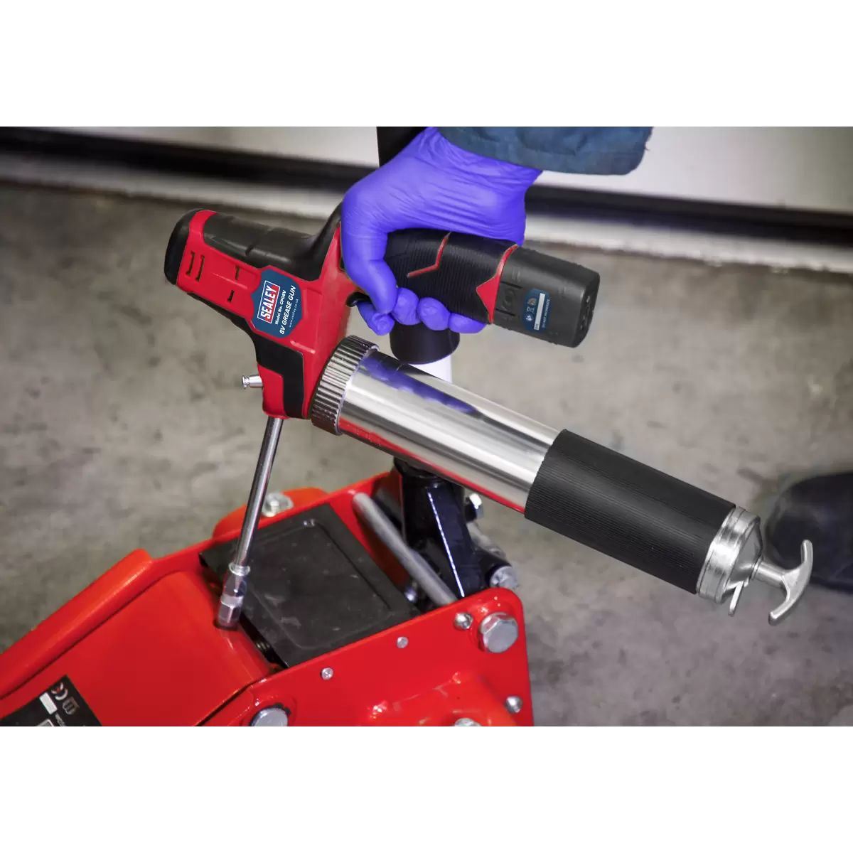 Sealey CPG8V 8V Cordless Grease Gun