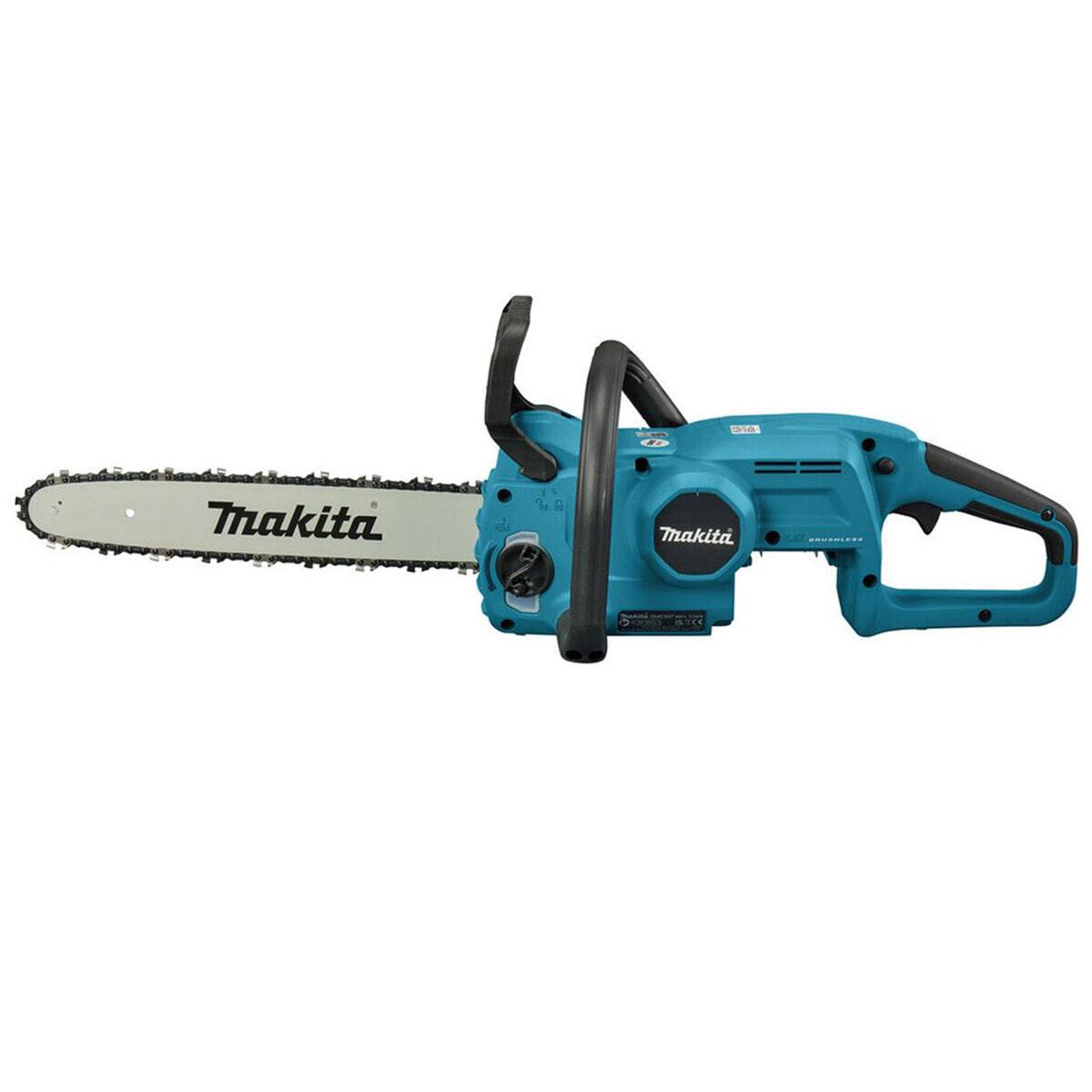 Makita DUC357Z 18V LXT 35cm Brushless Chainsaw with 1 x 6.0Ah Battery & Charger
