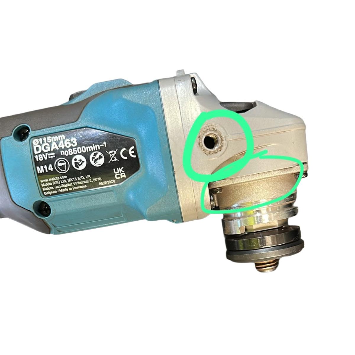 Makita DGA463Z 18V LXT Cordless Brushless 115mm Angle Grinder Body Only Item Condition Seller Refurbished