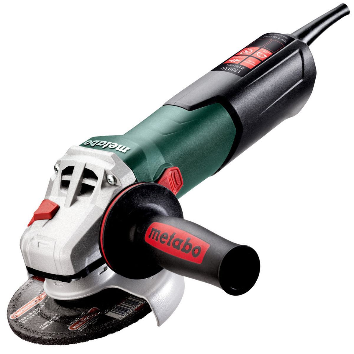 Metabo WEV 11-125 125mm Quick Angle Grinder 240V/1100W 603625000 Item Condition Damaged Box
