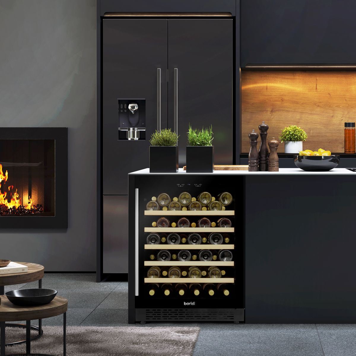 Sealey DH78 Baridi 54 Bottle Under-Counter Fridge & Coolers 60cm 230V