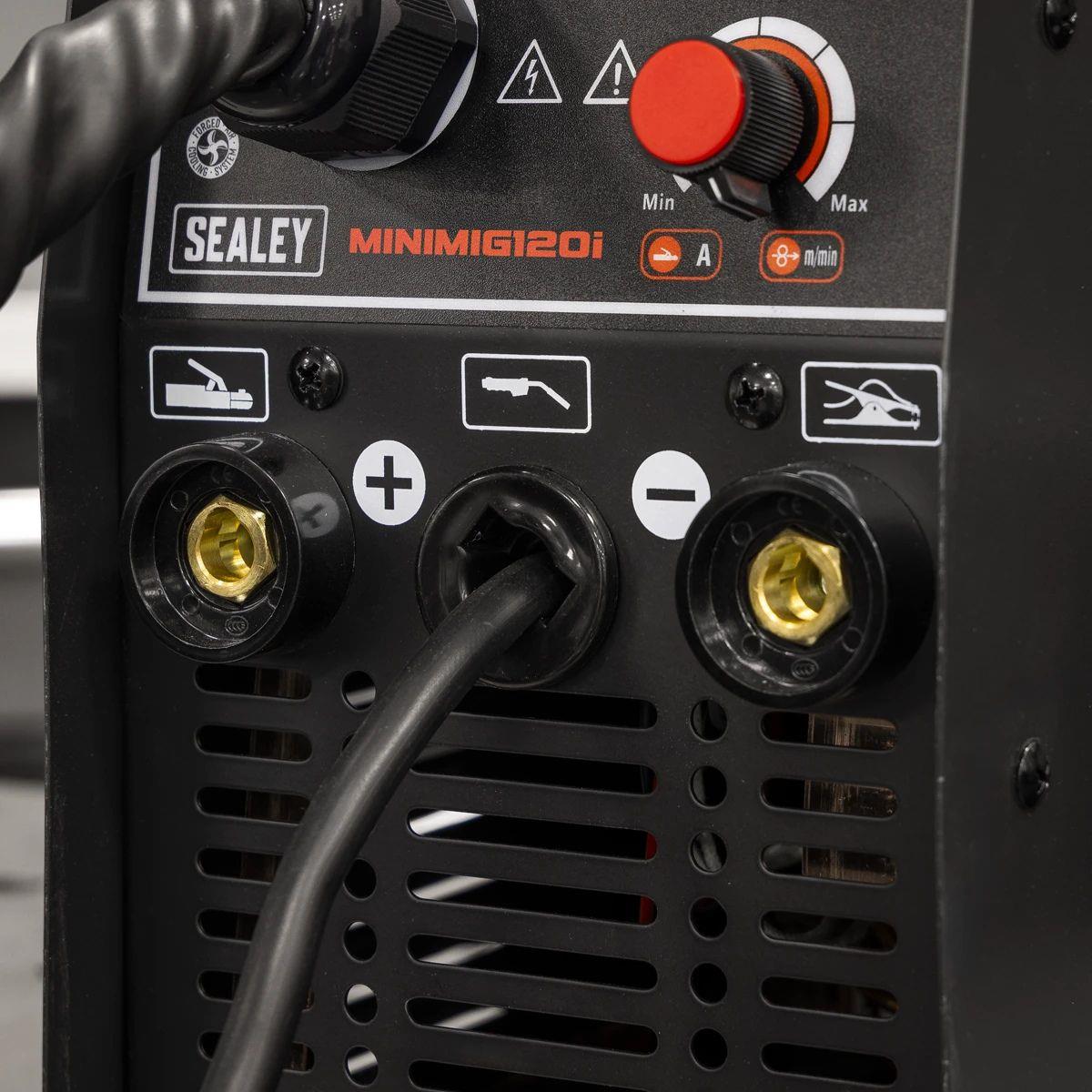 Sealey MINIMIG120i MIG/TIG & MMA ARC/STICK Inverter Welder 120A/230V