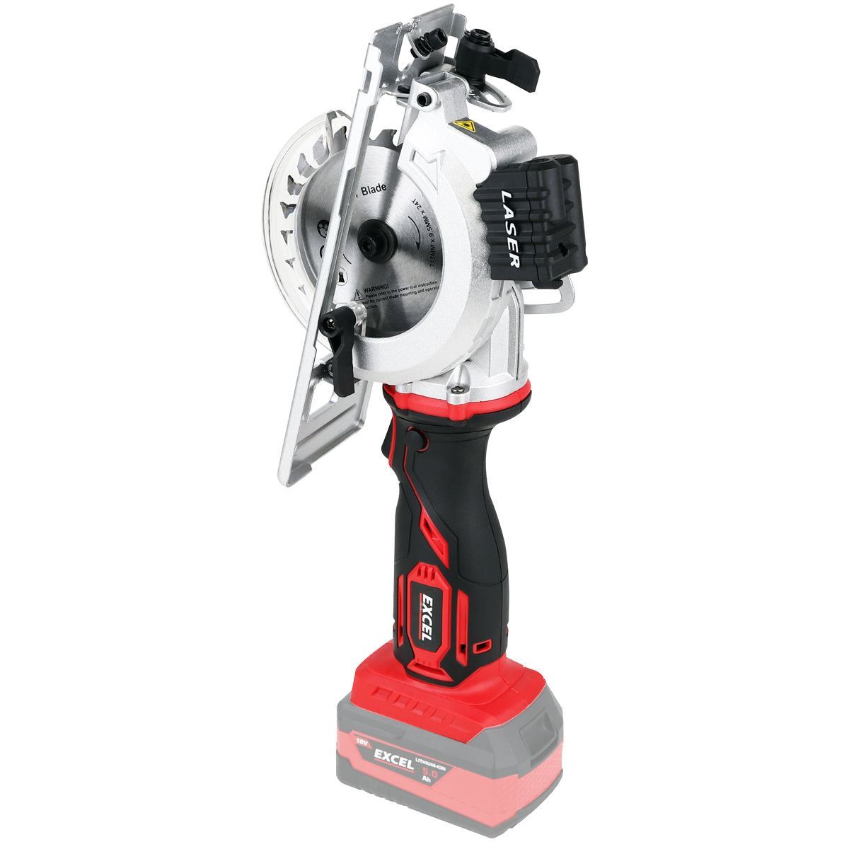 Excel 18V Cordless 115mm Mini Circular Saw (Battery & Charger Not Included)