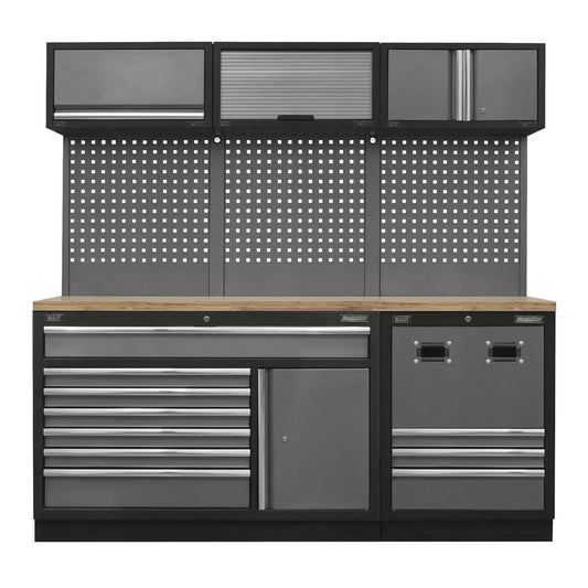 Sealey APMSSTACK14W Modular Storage System Combo Pressed Wood Worktop