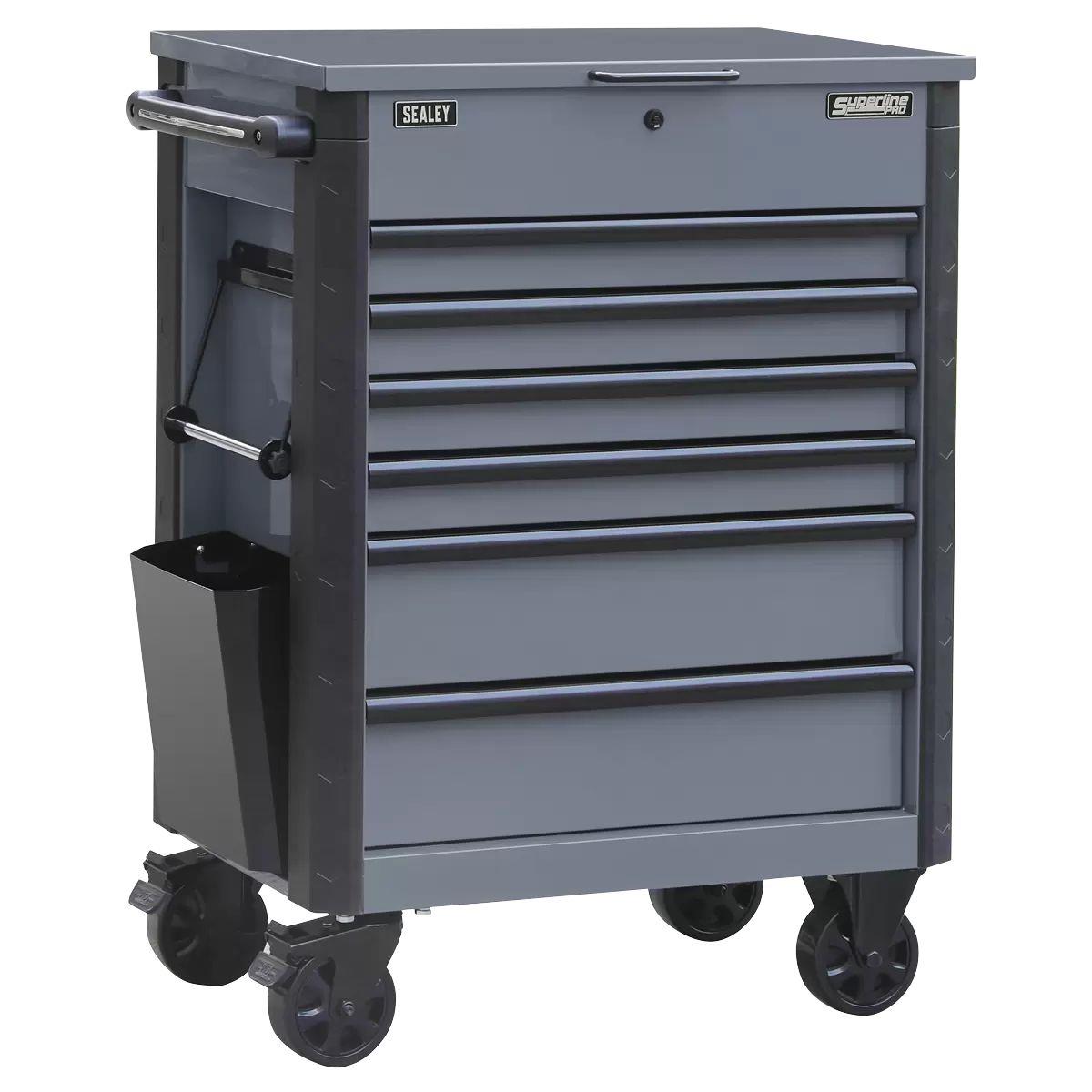 Sealey AP266G Superline Pro Tool Trolley 6 Drawer Grey