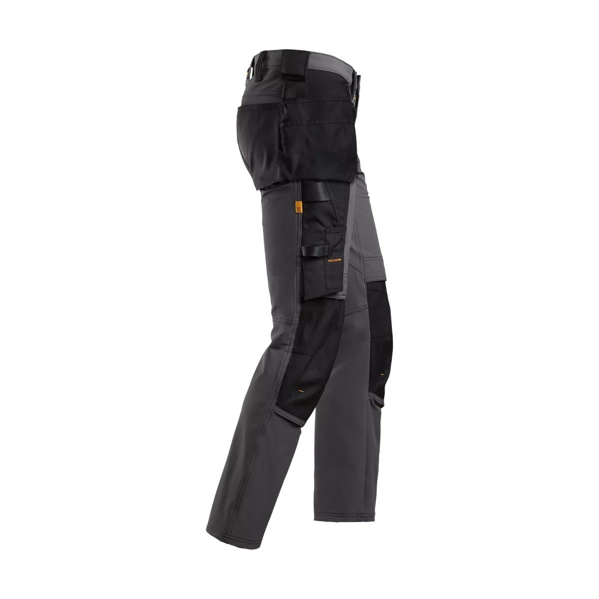 Snickers AllroundWork Full Stretch Trousers with Holster Pockets Steel Grey - 32