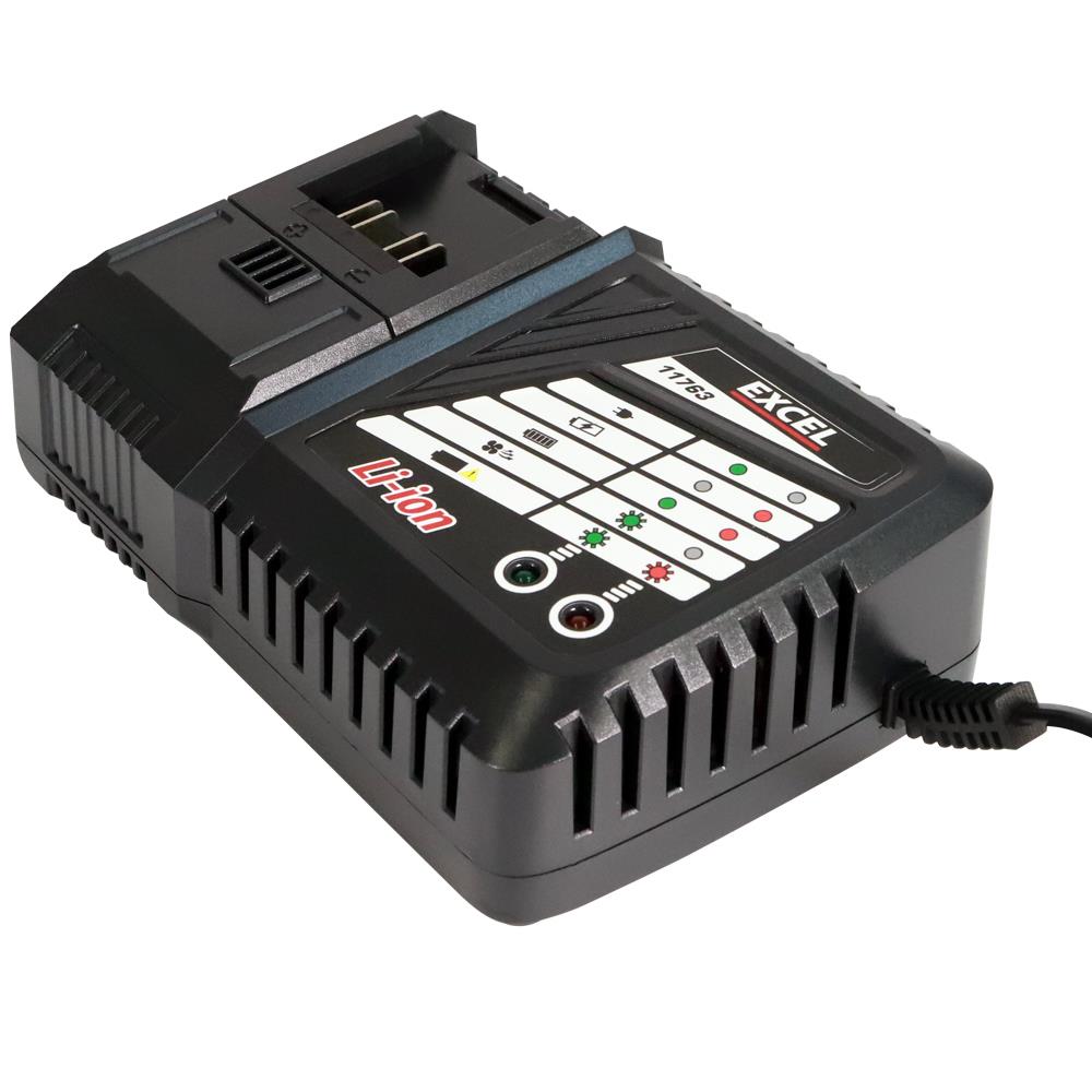 Excel 100-240V Fan-Cooled Smart Charger 5.0A EXL125W