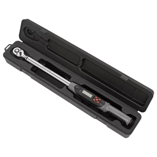 Sealey STW306 Workshop 1/2" Square Drive Angle Torque Wrench Digital 20-200Nm