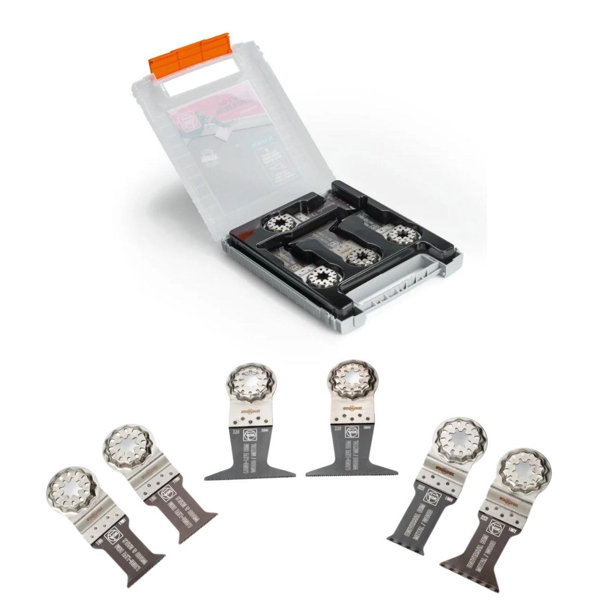 Fein Starlock E-Cut Wood Metal Multi-Tool Blade Pack of 6 Piece - 35222967010
