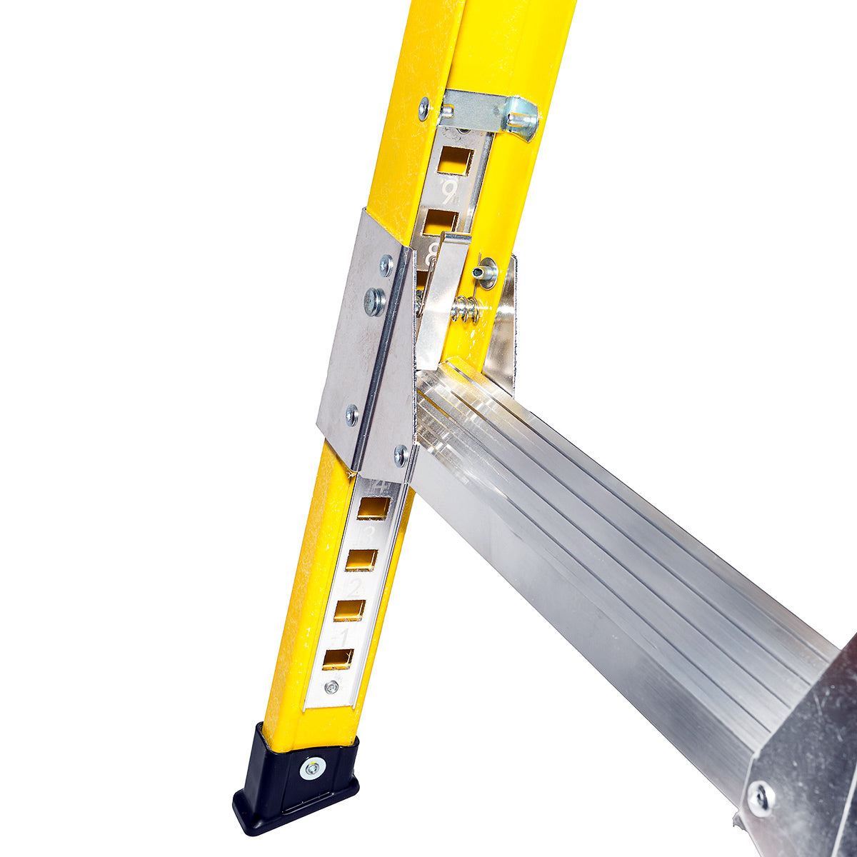 Excel Fibreglass Work Bench Platform Adjustable Height Heavy Duty Folding Hop Up - 1200 x 350 mm Pack of 2