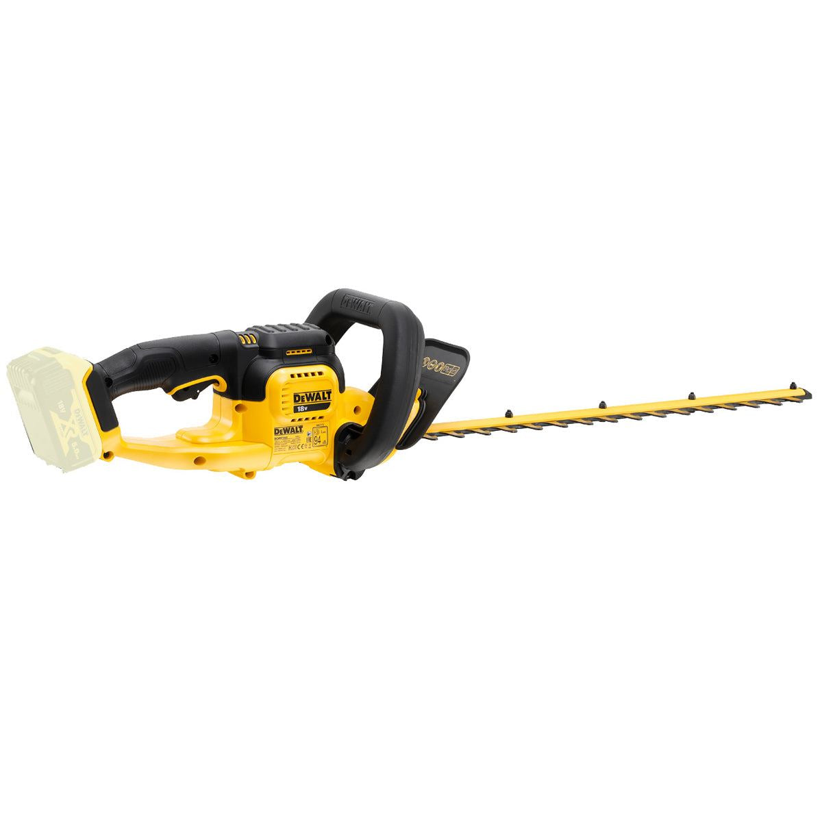 Dewalt DCMHT563P1-GB 18V XR 55cm Hedge Trimmer with 1 x 5.0Ah Battery & Charger
