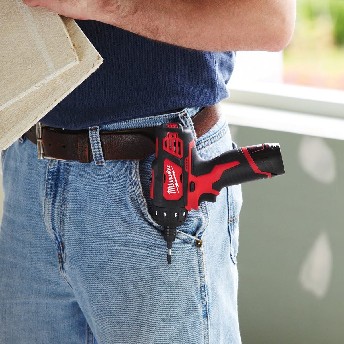 Milwaukee M12BD-202C 12V Sub Compact Screwdriver with 2 x 2.0Ah Battery Charger & Case 4933443885