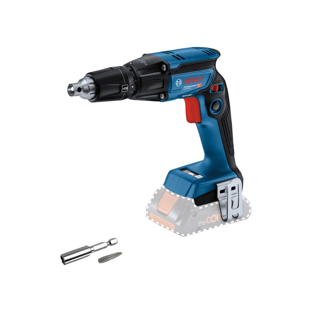 Bosch GTB 18V-45 Brushless Professional Drywall Screwdriver with Power save Mode Body Only 06019K7000