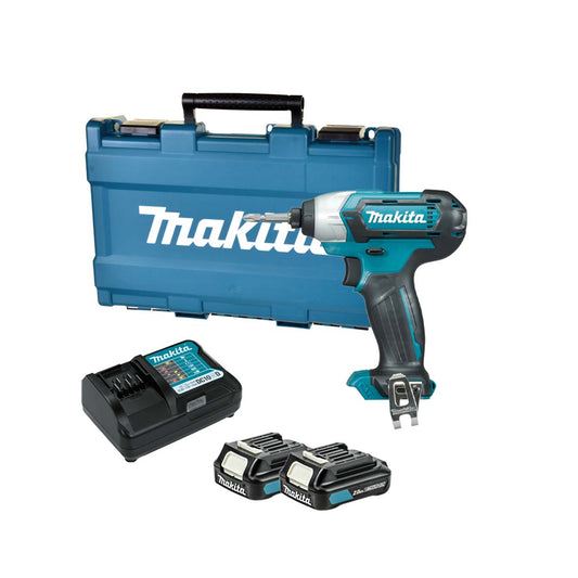 Makita TD110DWAE 12V max CXT Impact Driver With 2 x 2.0Ah Batteries, Charger & Carrying Case