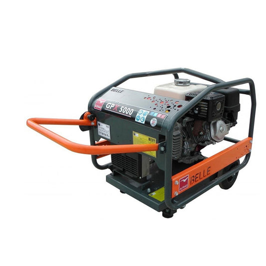 Belle G5001S GPX 5000 Honda Petrol Stackable Generator Reliable Power Solution for Any Project